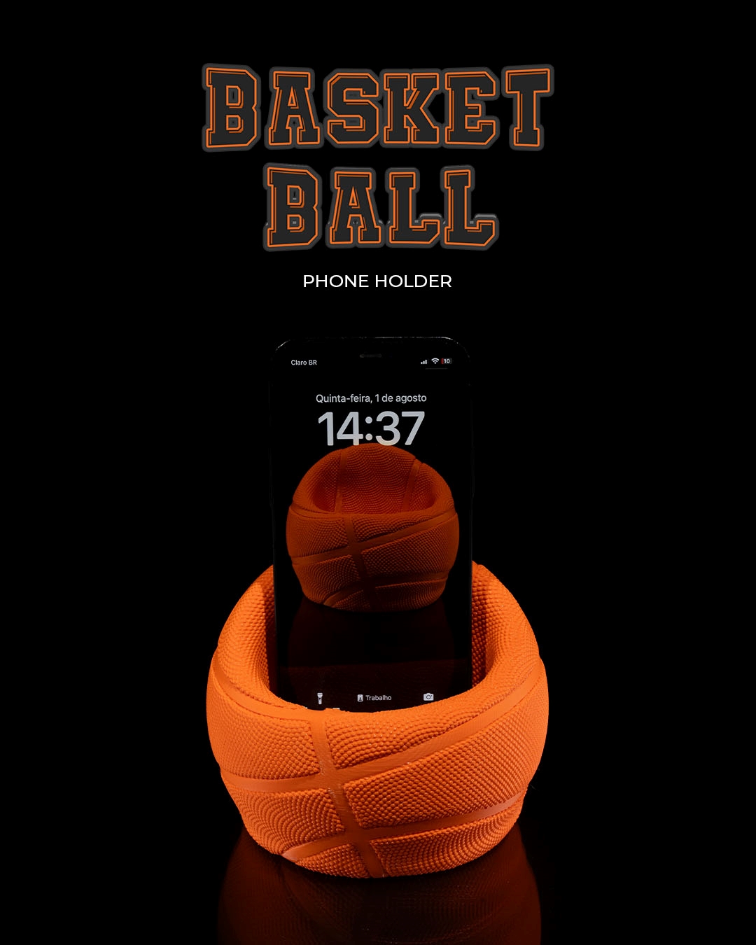 Basketball Phone Holder
